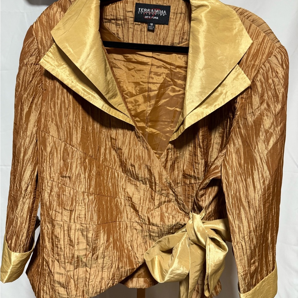 Terramina Metallic Gold and Bronze Jacket